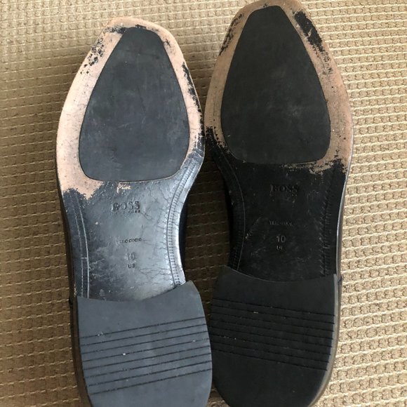 Hugo Boss Recco Black 5-Eye Leather Oxfords main image 7